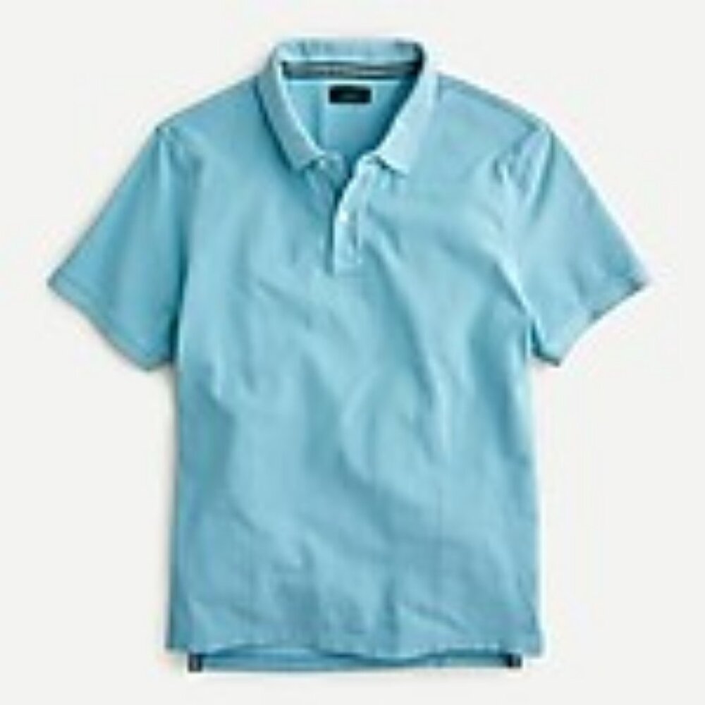 J. Crew Tall 1986  Piqué Polo in Garment Dye